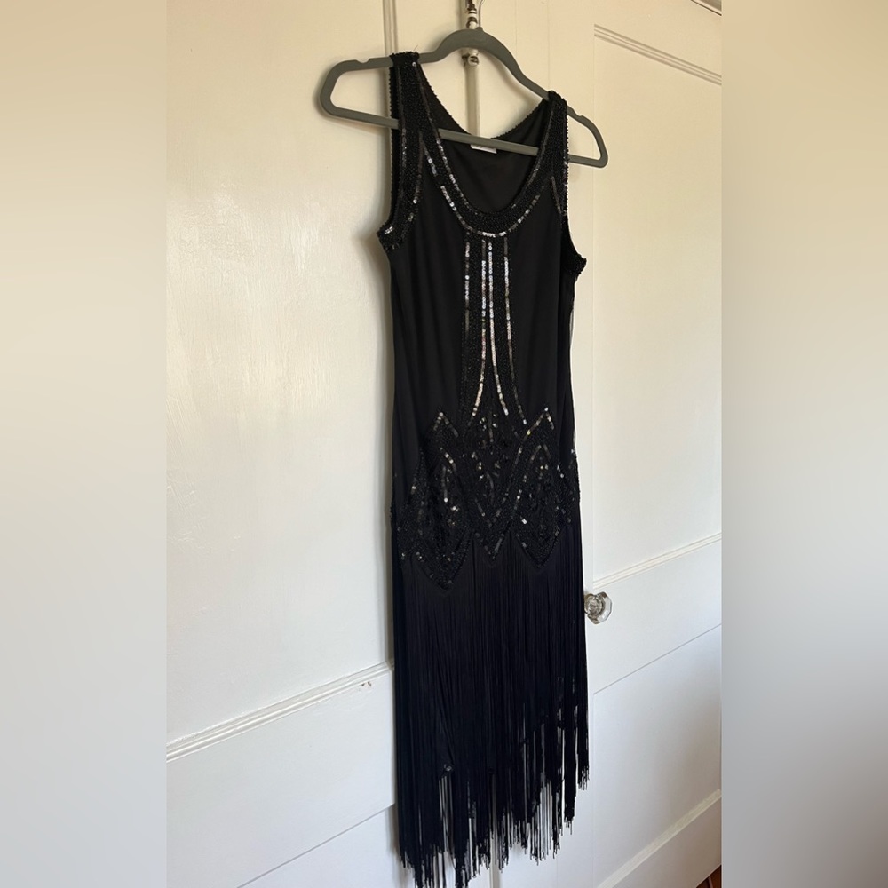 Spohie Curson fringe sequin dress